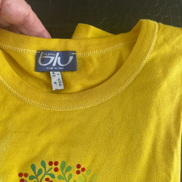 VINTAGE BYBLOS BLU TOP - Picture 11 of 14